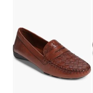 Robert Zur Petra Driving Shoe in Vintage Luggage Brown Size 8 1/2